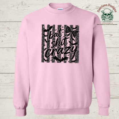 Bat Shit Crazy unisex crewneck sweater