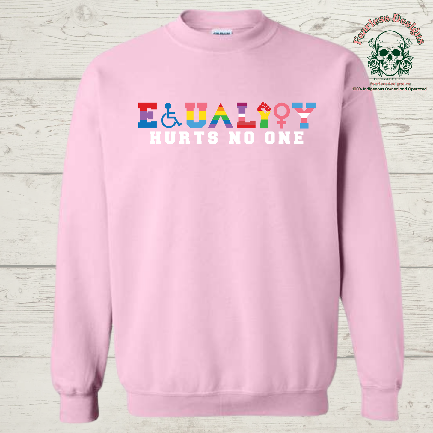 Equality Hurts No One Crewneck Sweater