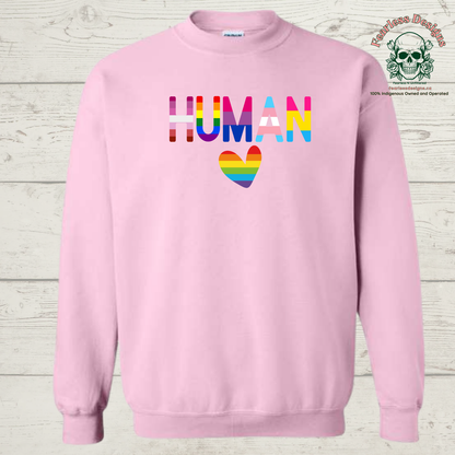 Human Pride Crewneck Sweater