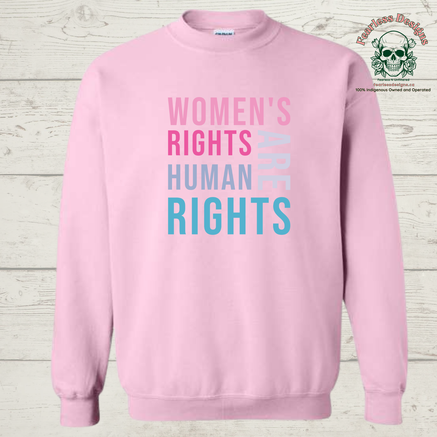Women's Rights are Human Rights Crewneck Sweater