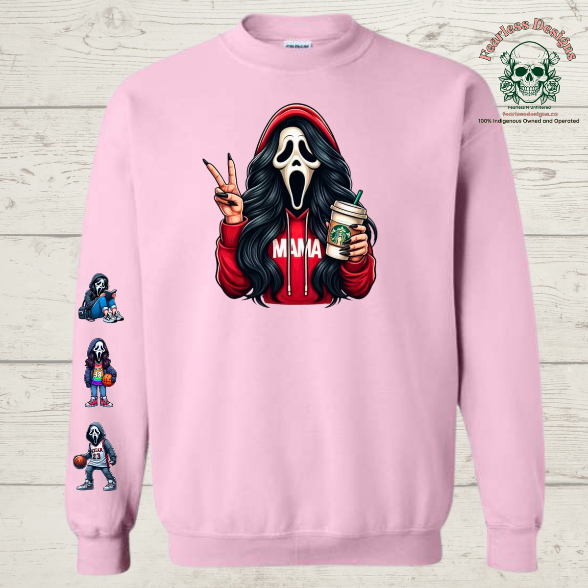 Mama Ghostface unisex crewneck
