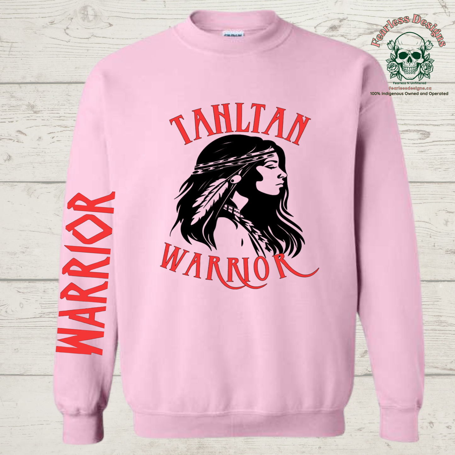 Tahltan Woman Warrior Crewneck Sweater