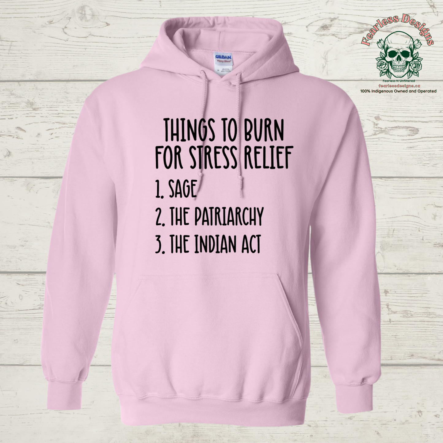 Things To Burn for Stress Relief Hoodie