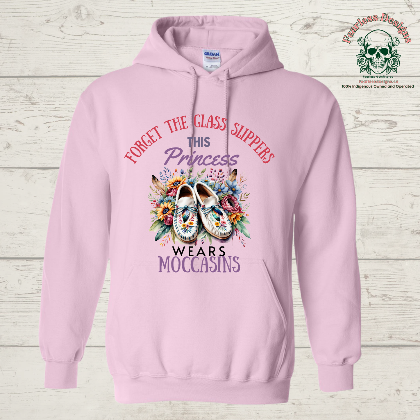 Forget the glass slippers this princess wears moccasins hoodie