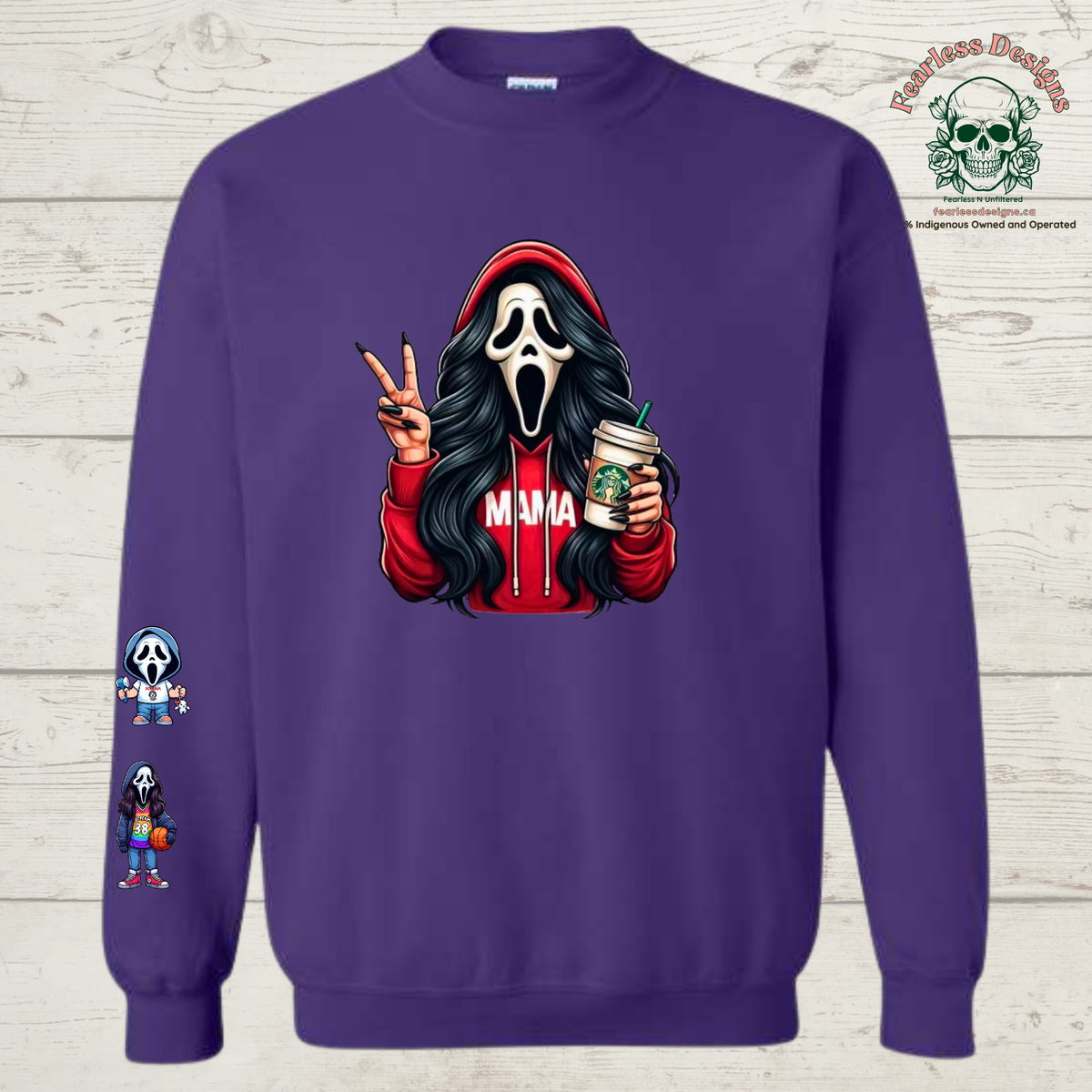 Mama Ghostface unisex crewneck