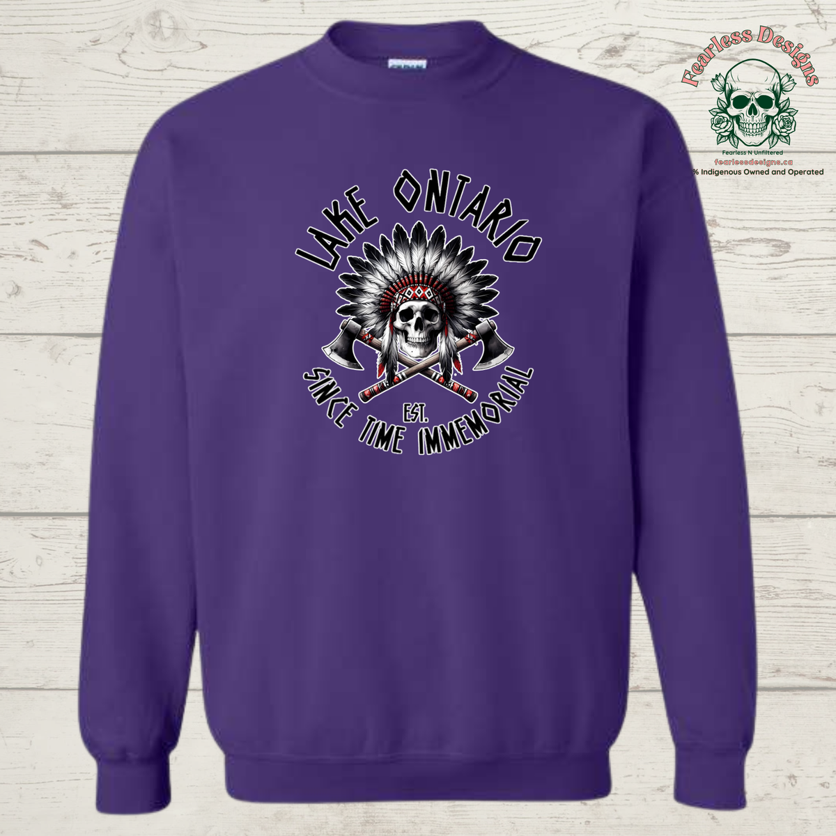 Lake Ontario unisex crewneck sweater