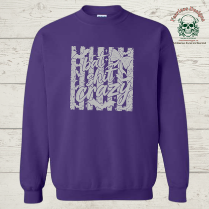 Bat Shit Crazy unisex crewneck sweater