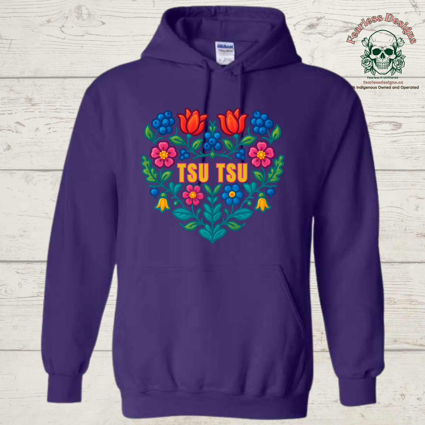 Flowered TsuTsu hoodie