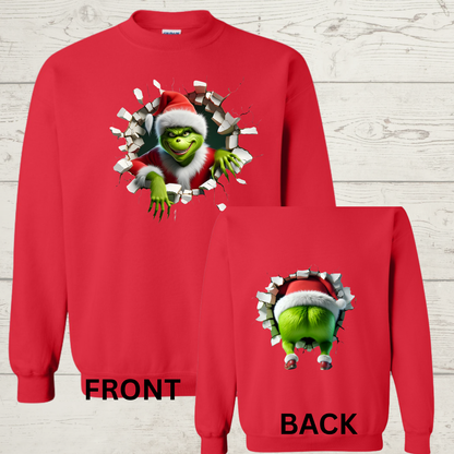 Breakthrough Mean Green Guy front and back