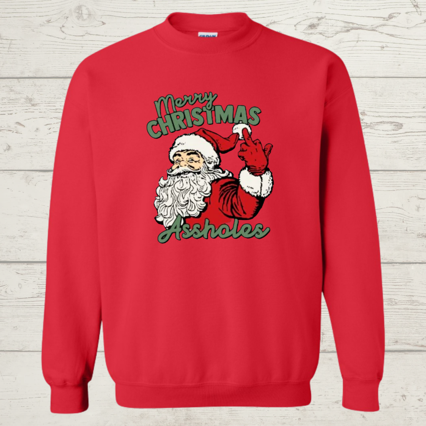 Santa - Merry Christmas Assholes