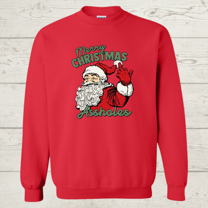 Santa - Merry Christmas Assholes