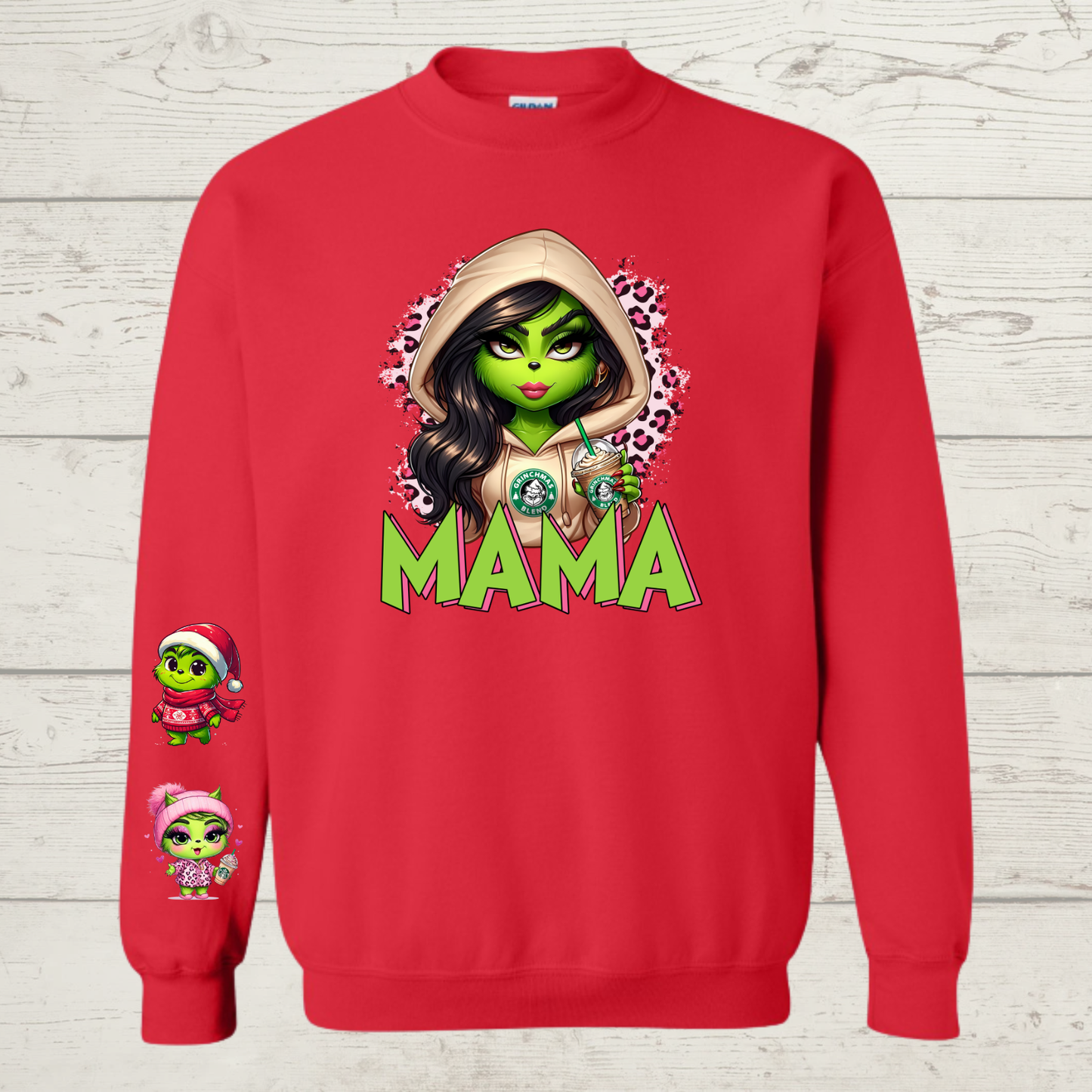 Mean Green Mama with brown hair