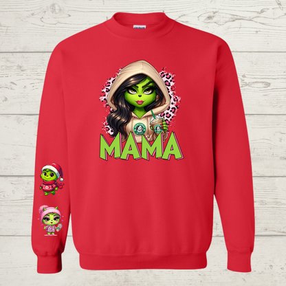 Mean Green Mama with brown hair