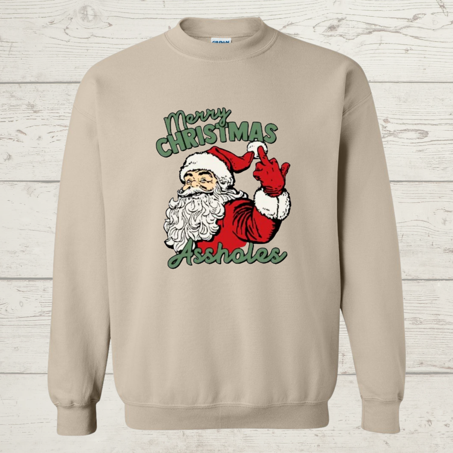 Santa - Merry Christmas Assholes